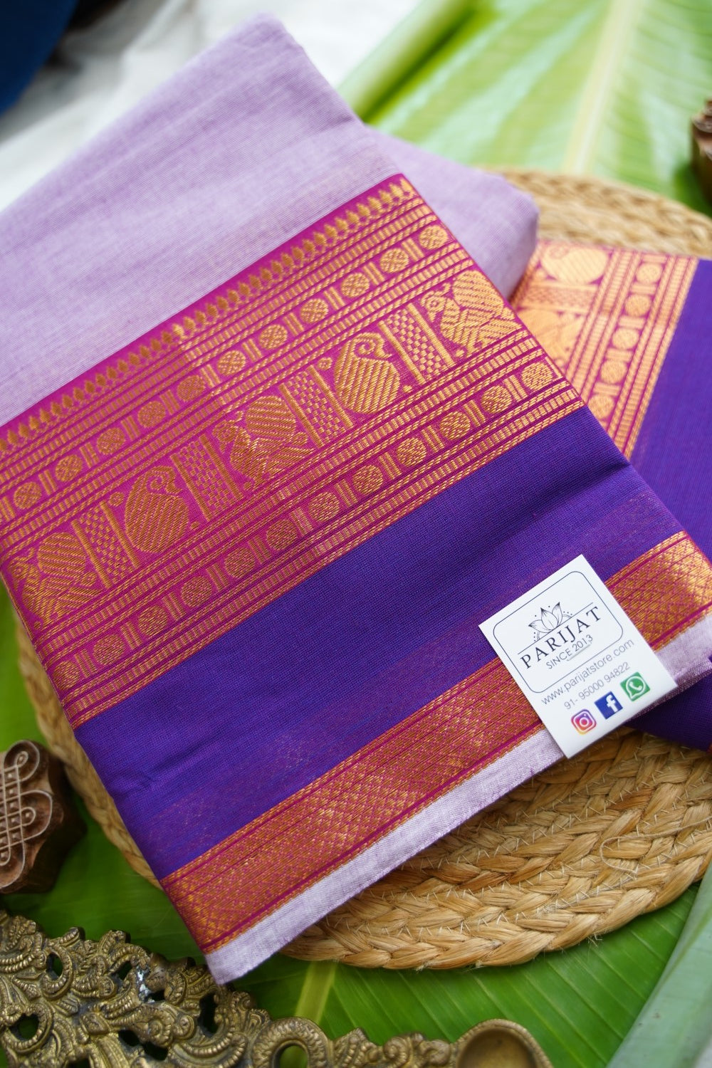 Chettinad handloom Cotton Saree PC18121