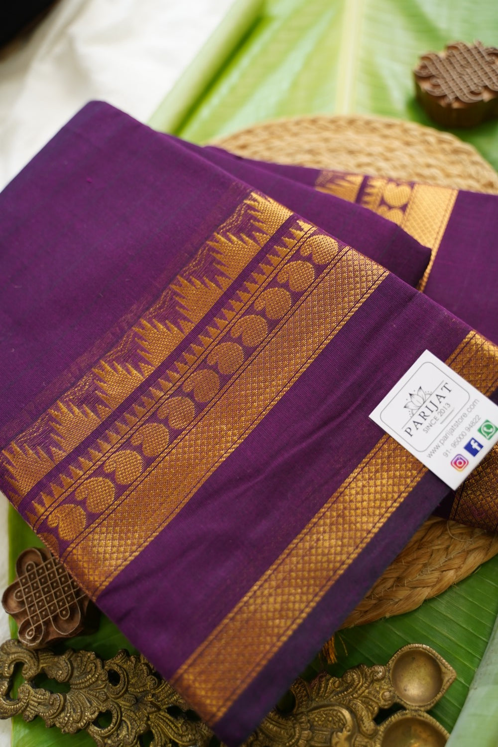Chettinad handloom Cotton Saree PC18128