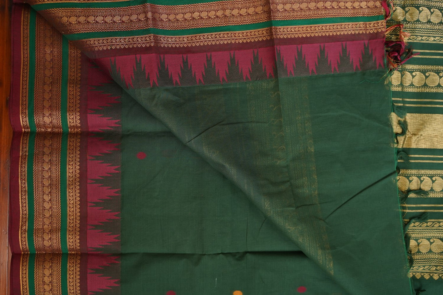 Chettinad handloom Cotton Saree PC16153