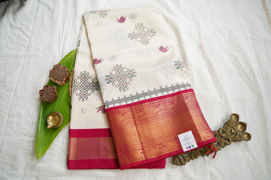 Kanchi Handloom Silk Cotton Saree PC17258