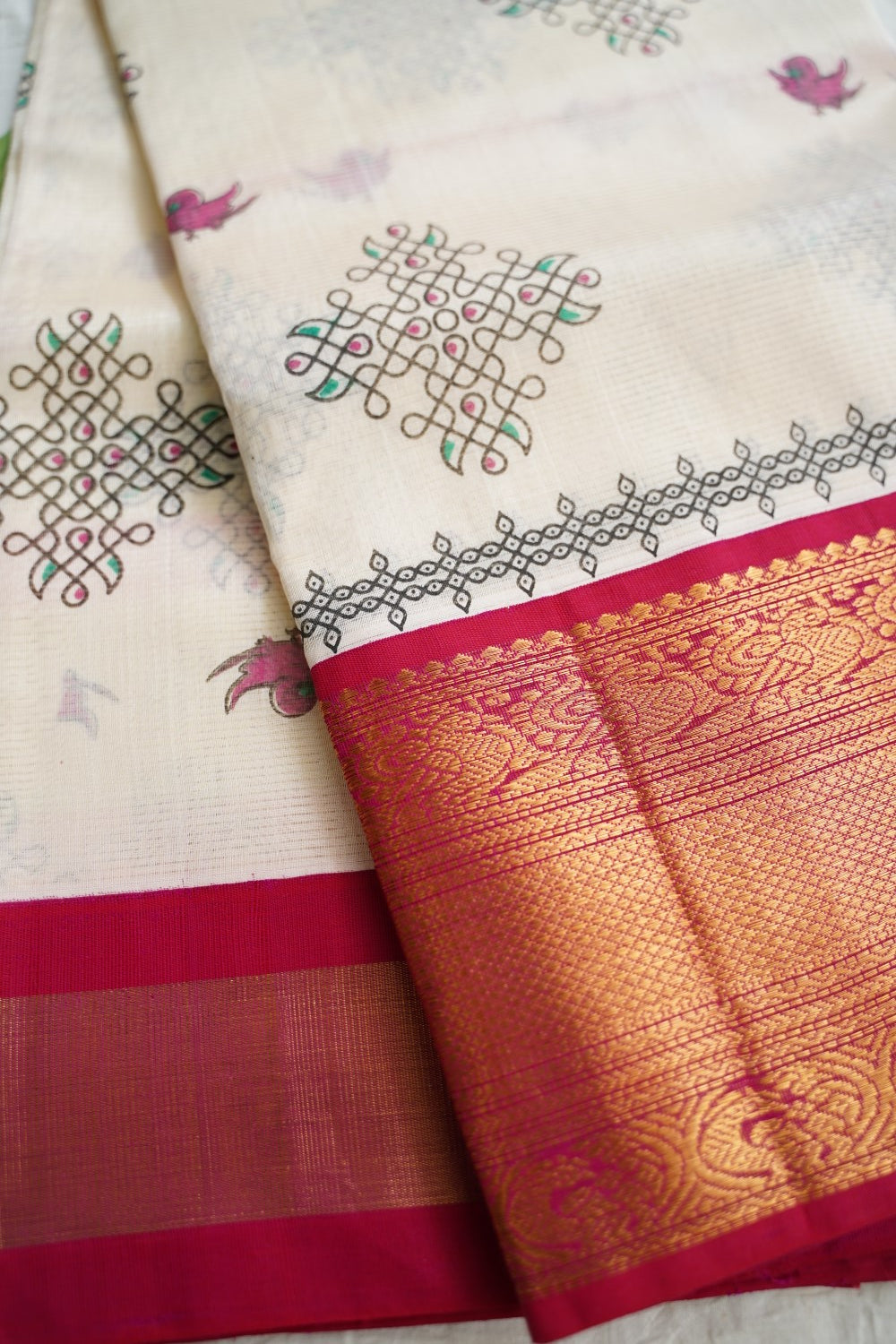 Kanchi Handloom Silk Cotton Saree PC17258