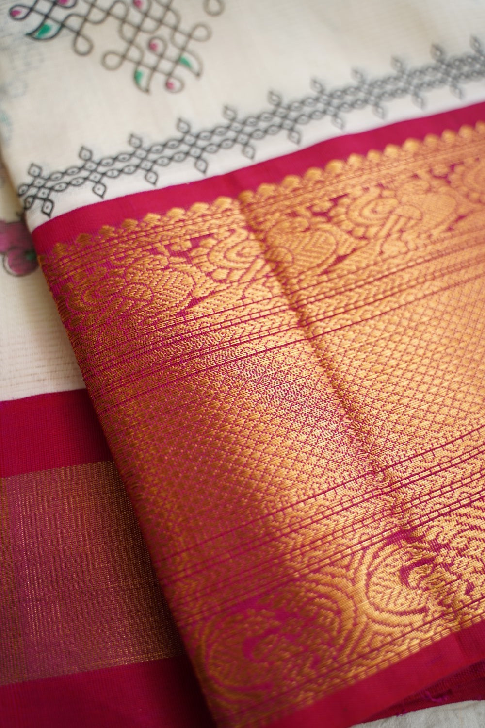 Kanchi Handloom Silk Cotton Saree PC17258