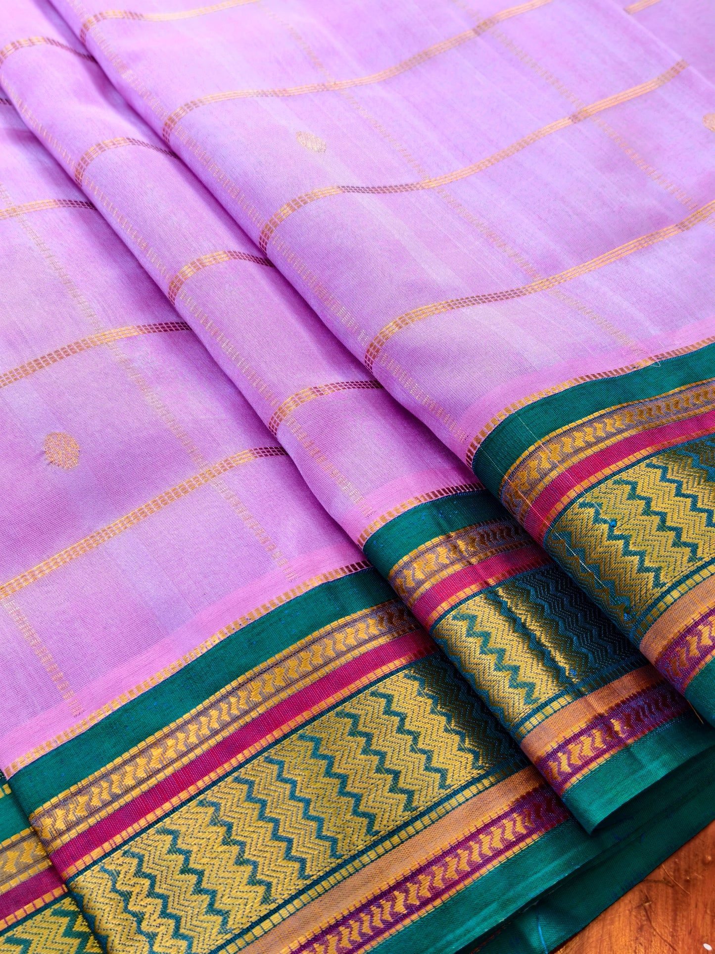 Kanchi Handloom Silk Cotton Saree-PC16513