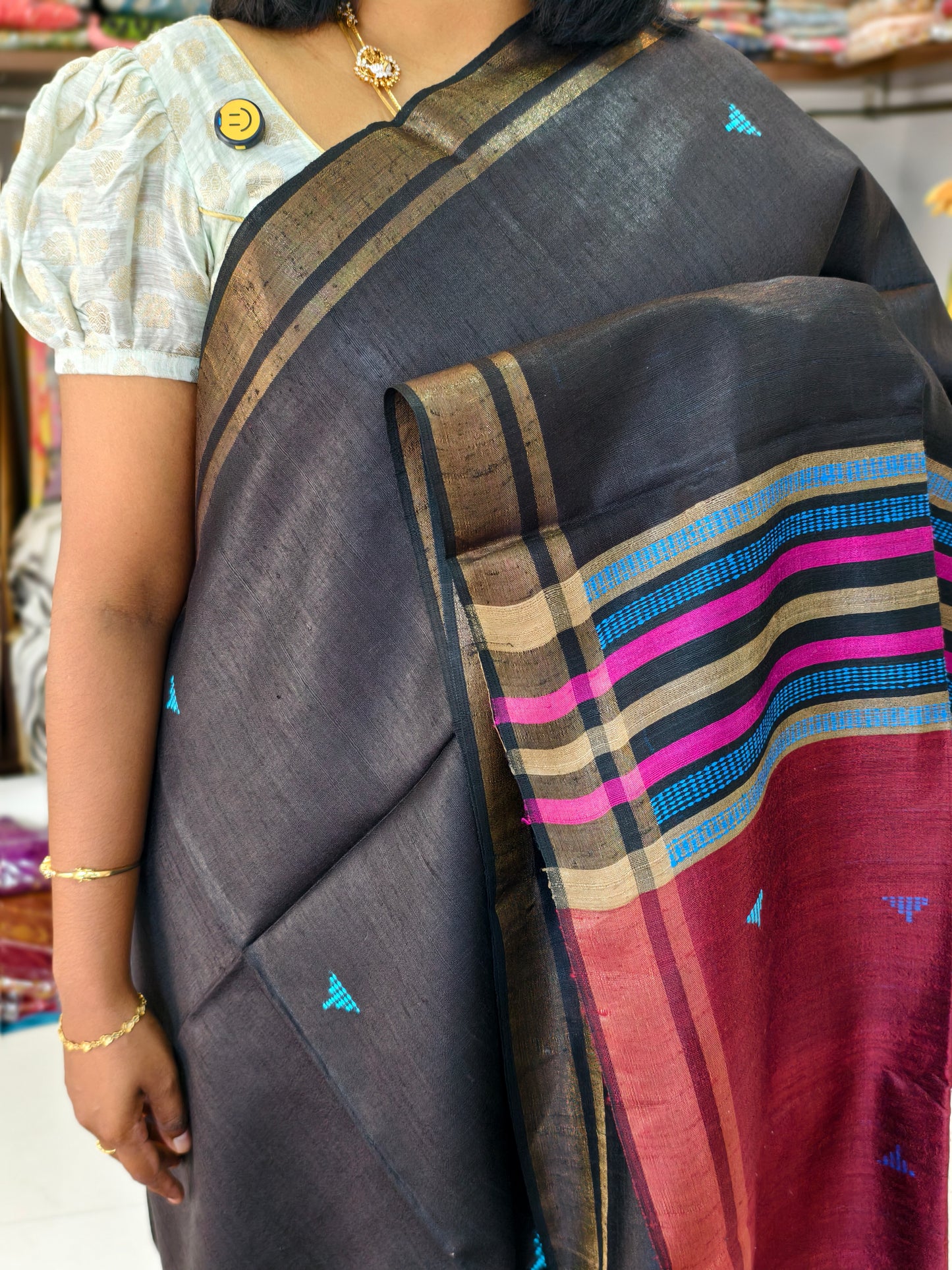 Pure Tussar saree PC17725