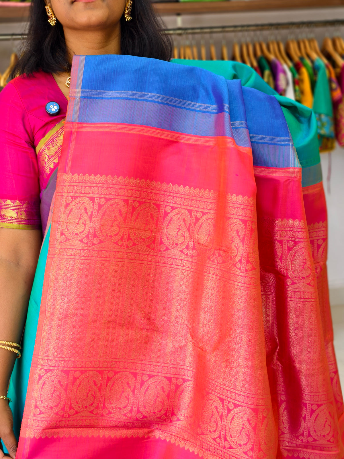 Kanchi Pure Silk Saree  PC13694