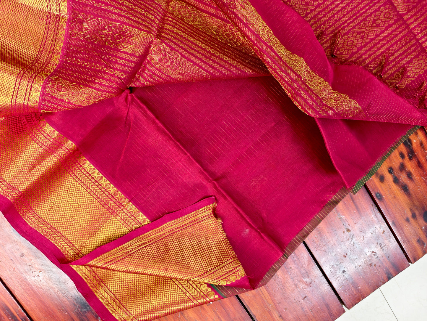 Kanchi Handloom Silk Cotton Saree PC17019 A