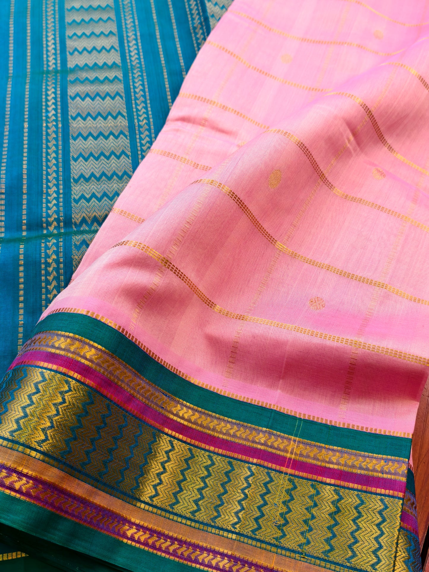 Kanchi Handloom Silk Cotton Saree-PC16509