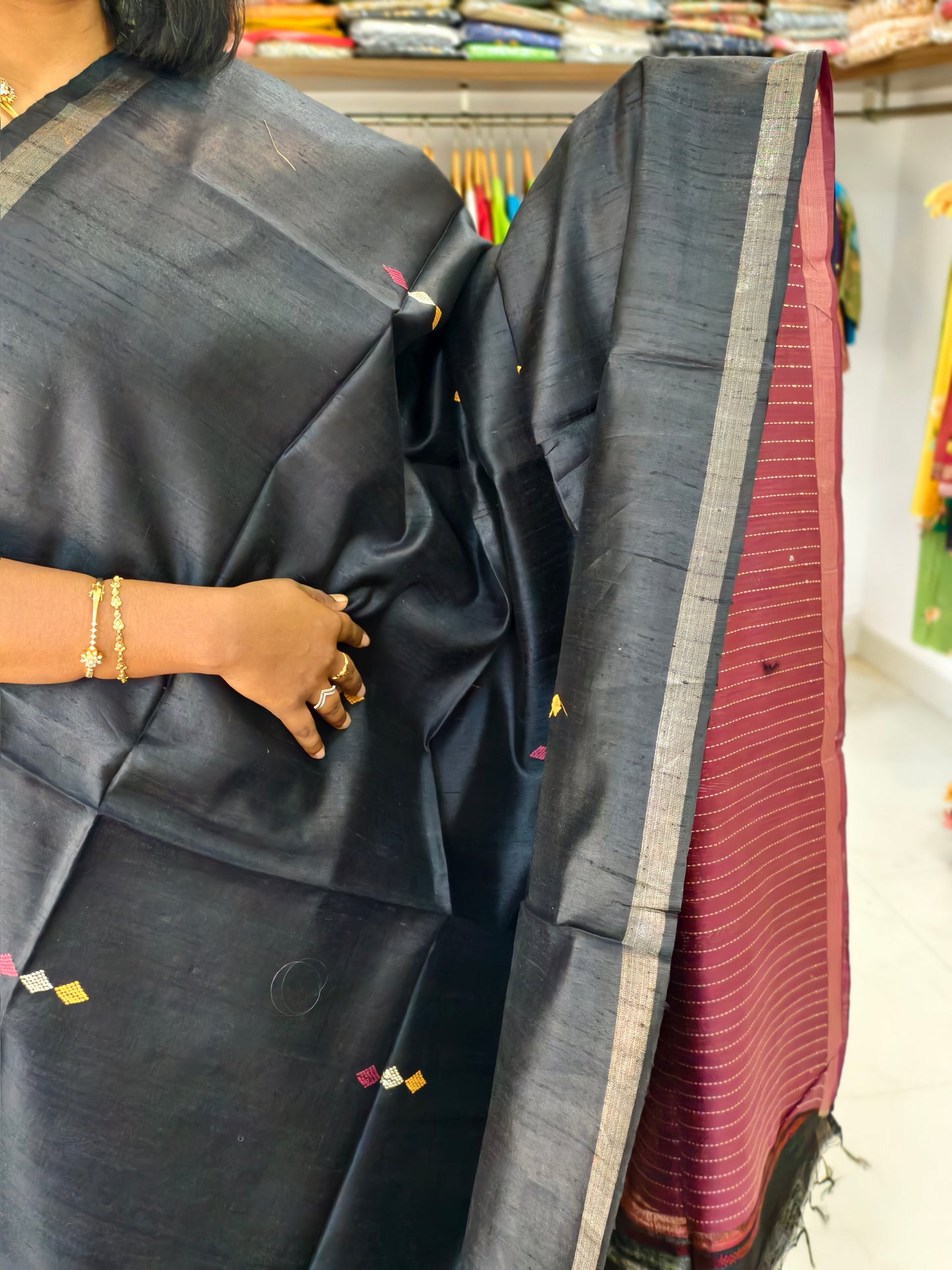 Pure Tussar saree PC17724