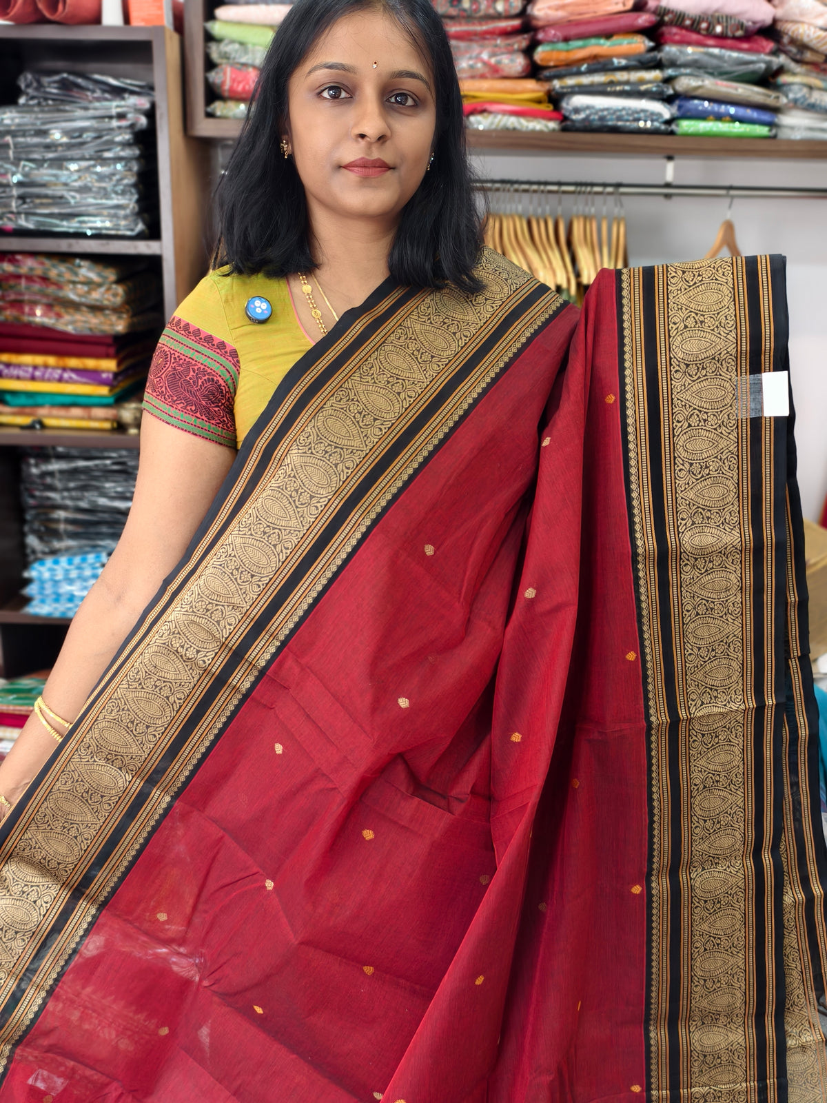 Kanchi handloom Cotton Saree PC17407