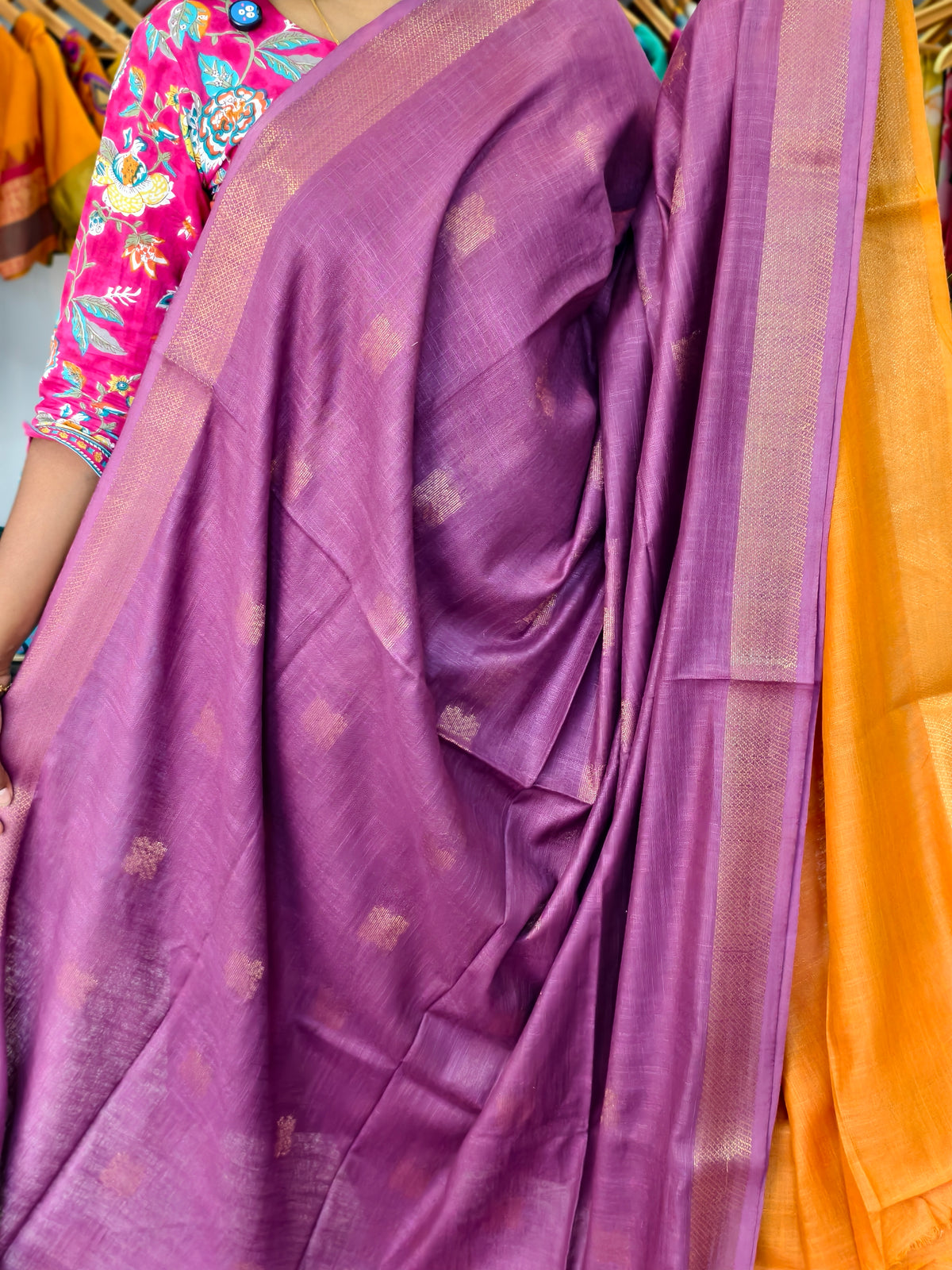 semi linen saree PC17918
