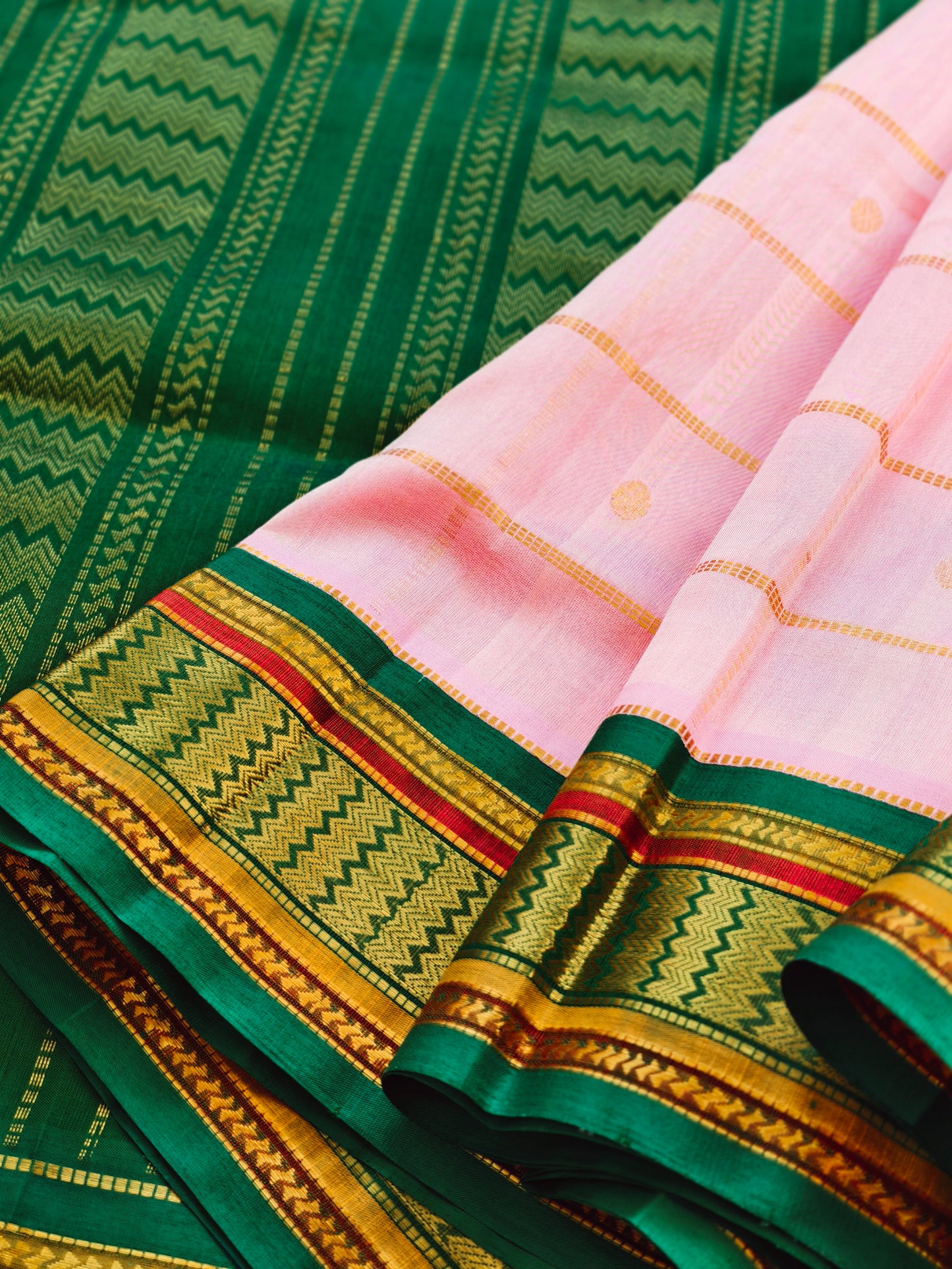 Kanchi Handloom Silk Cotton Saree-PC16508