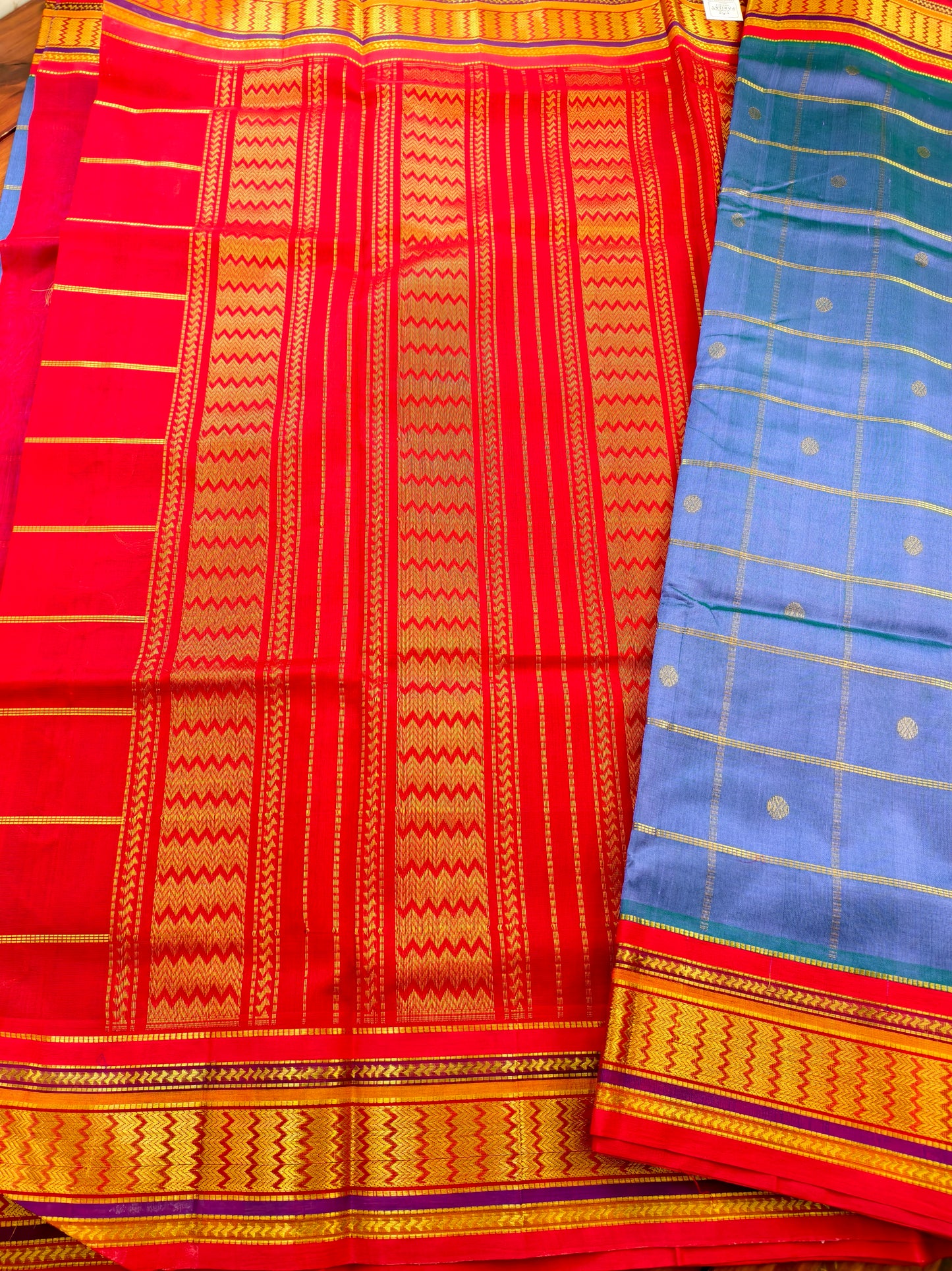 Kanchi Handloom Silk Cotton Saree-PC16510