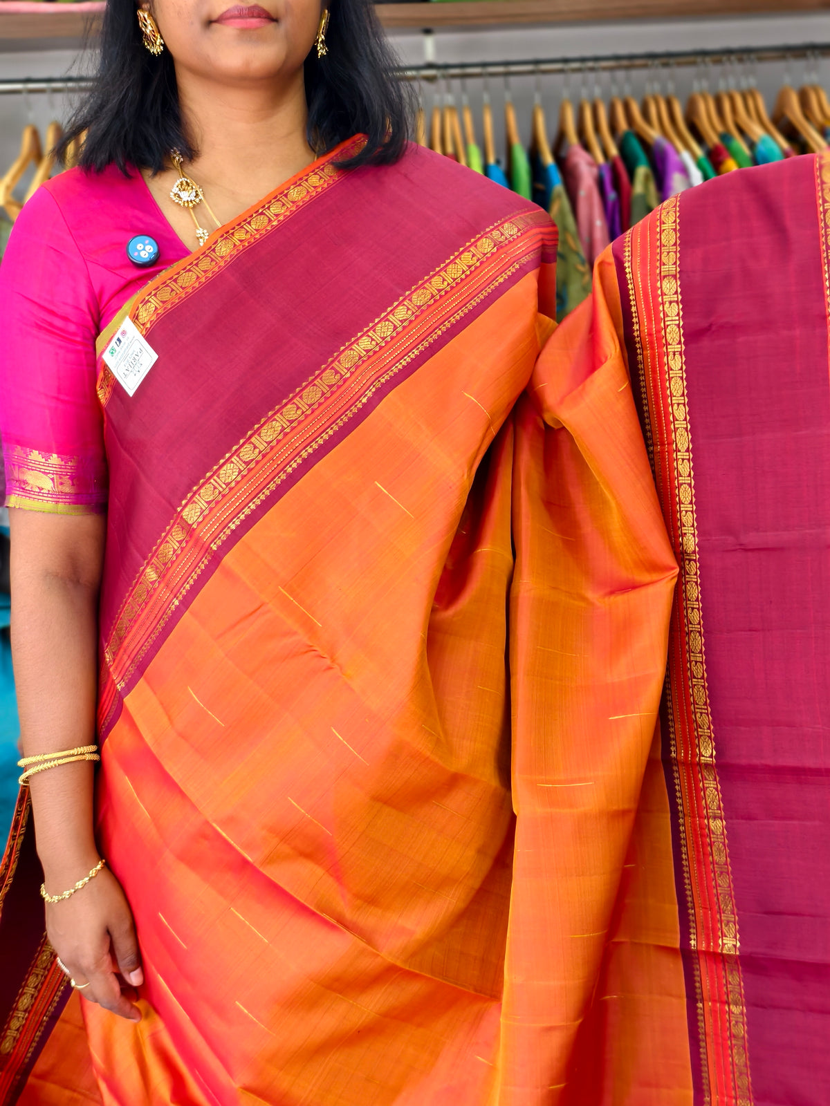 Pure Kanchi Silk Saree PC17202