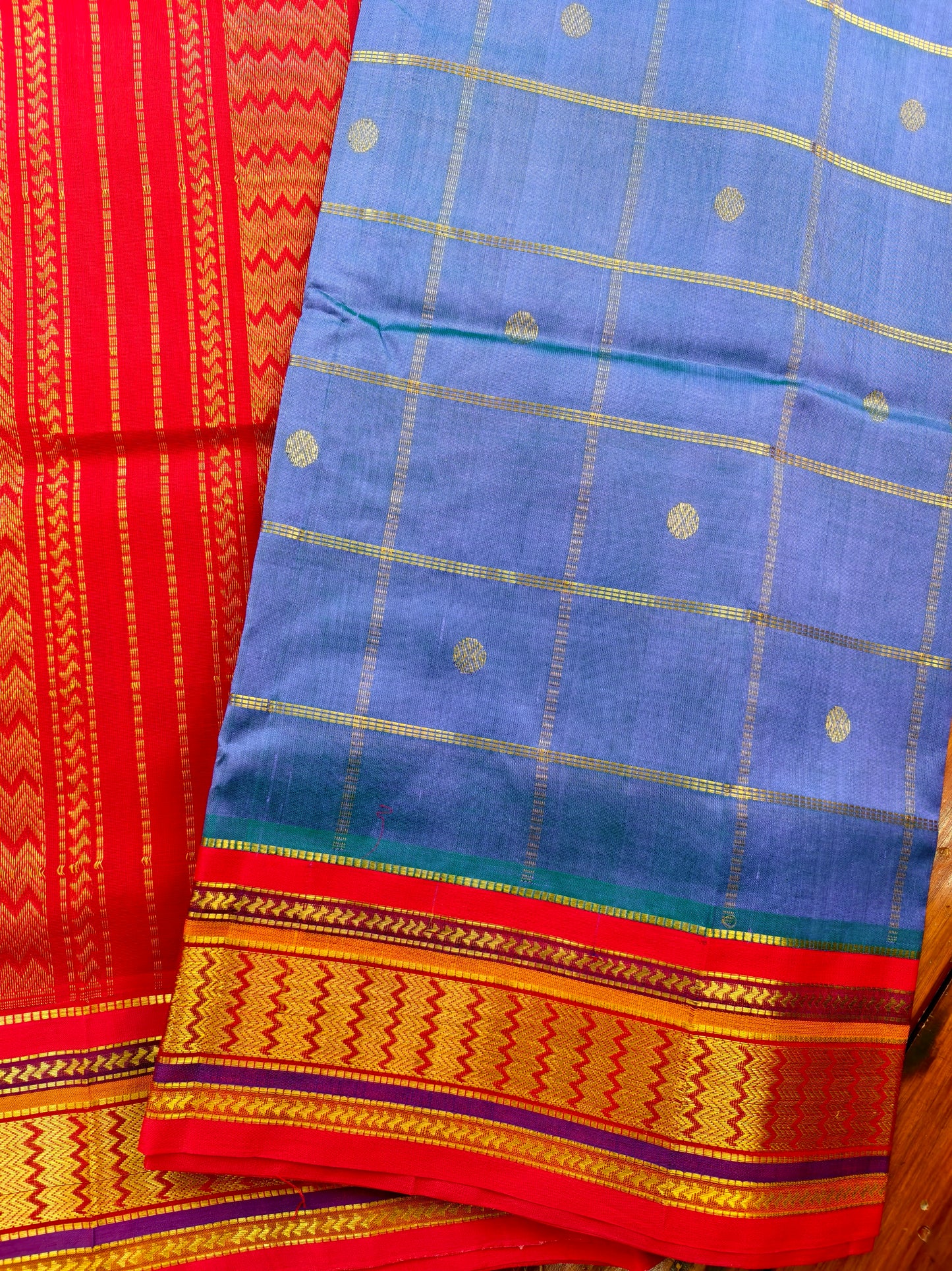 Kanchi Handloom Silk Cotton Saree-PC16510