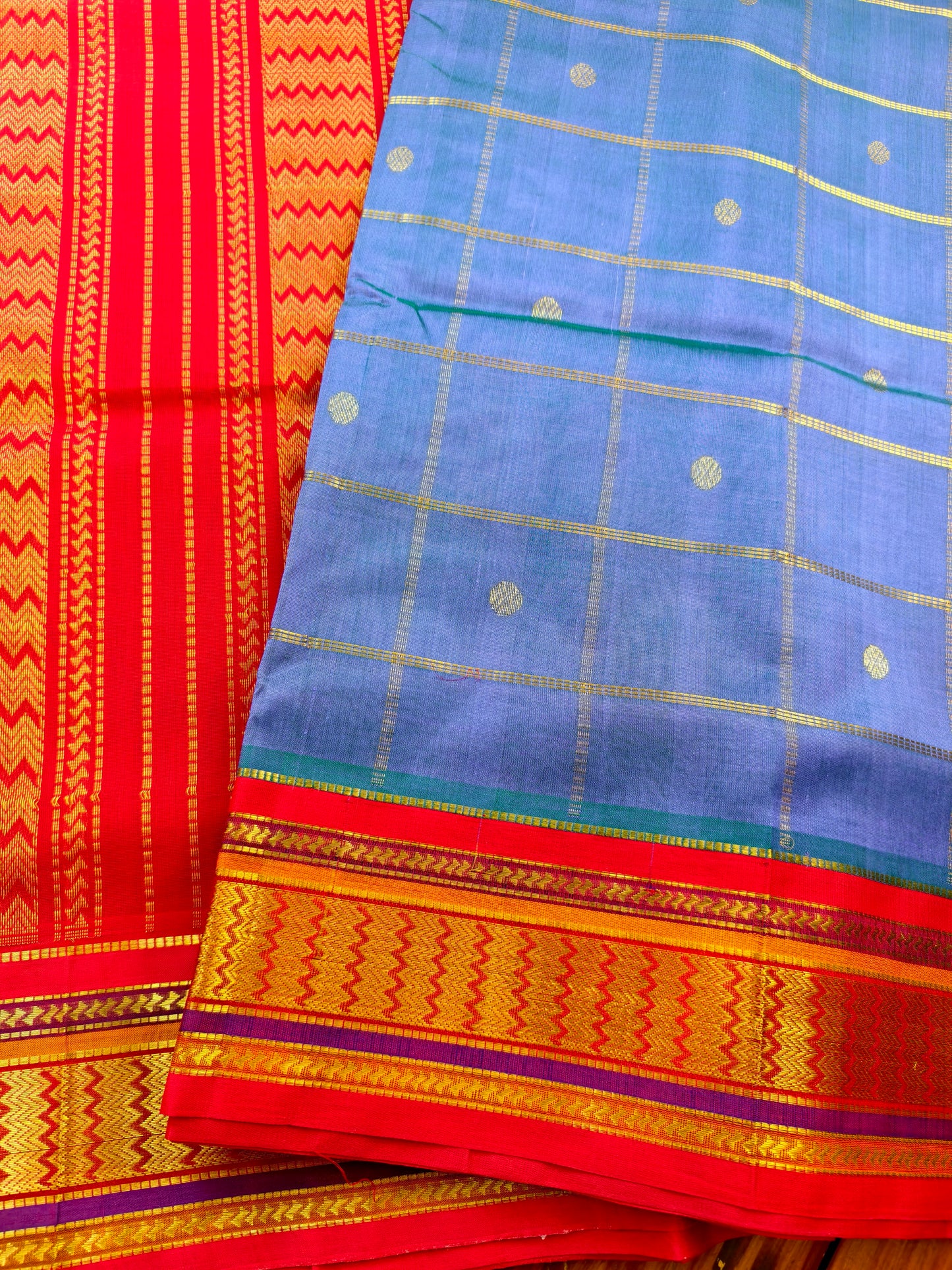 Kanchi Handloom Silk Cotton Saree-PC16510