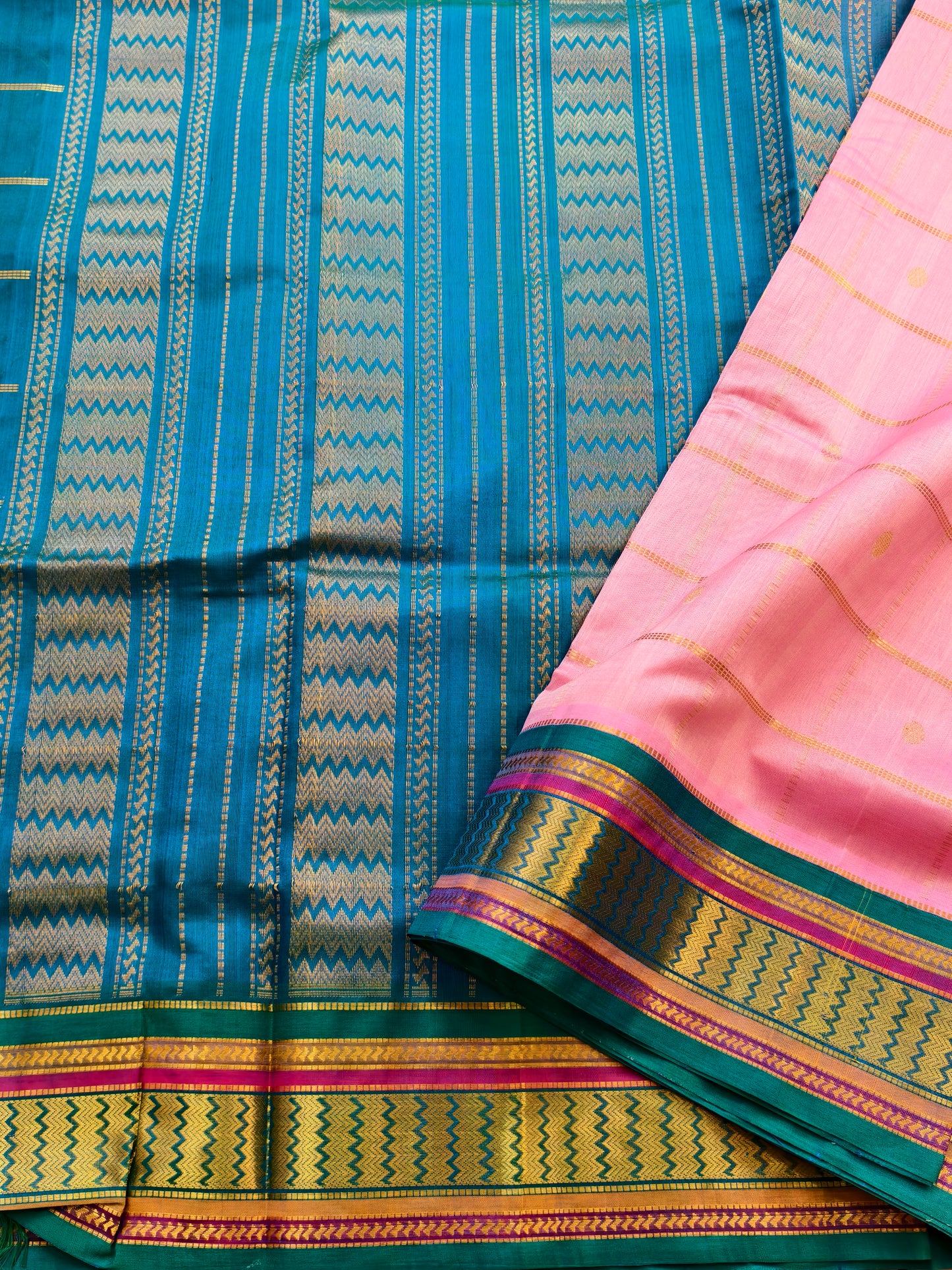 Kanchi Handloom Silk Cotton Saree-PC16509