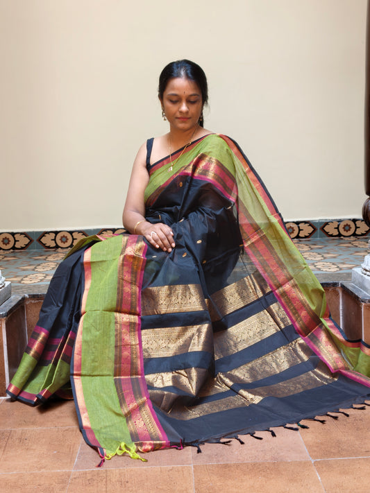 Chettinad handloom Cotton Saree PC16583
