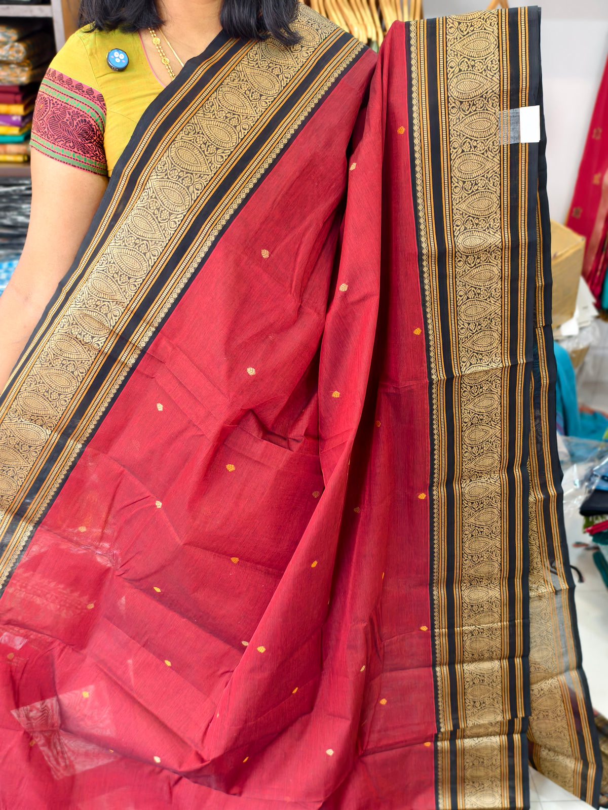 Kanchi handloom Cotton Saree PC17407