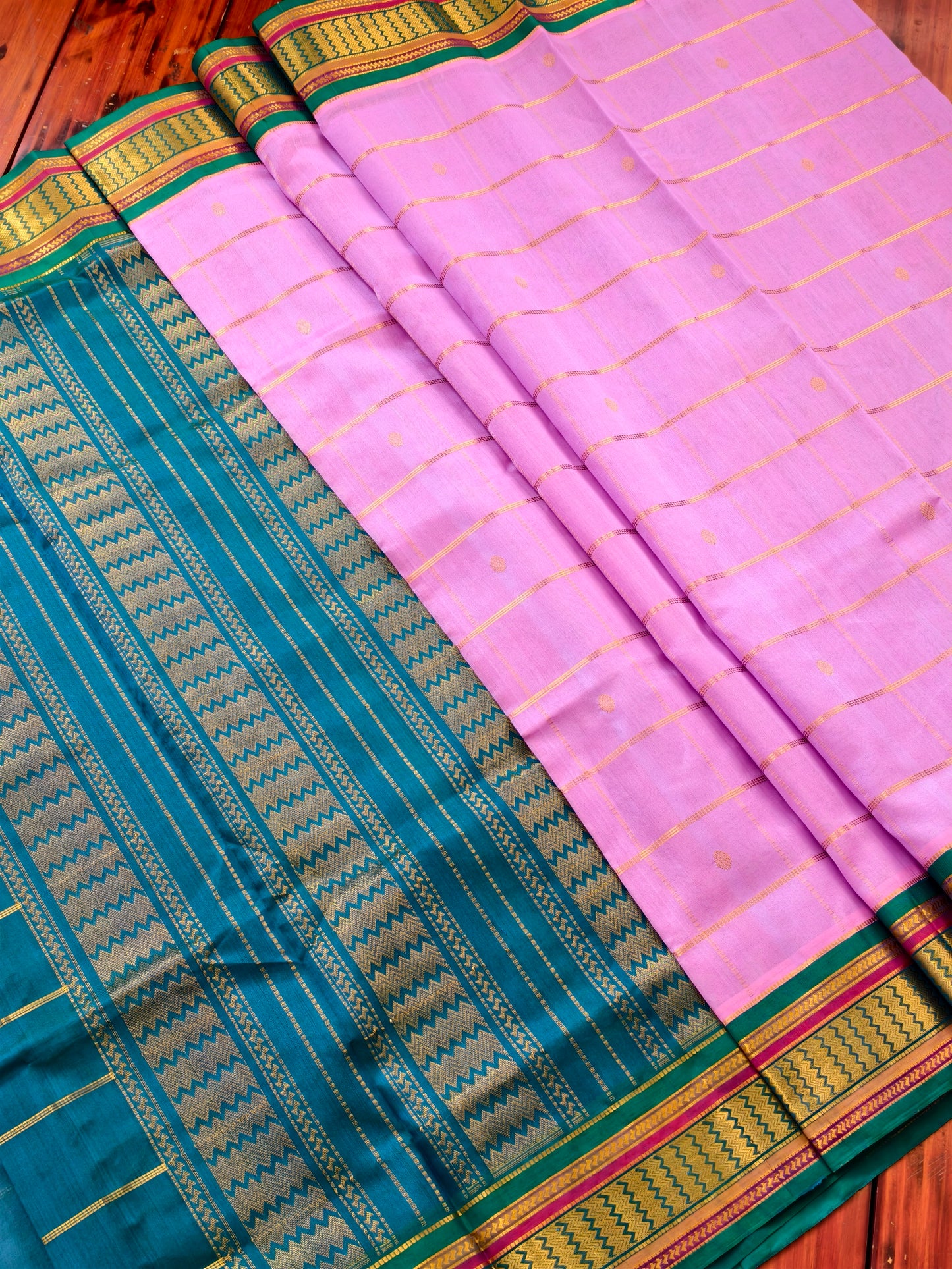 Kanchi Handloom Silk Cotton Saree-PC16513