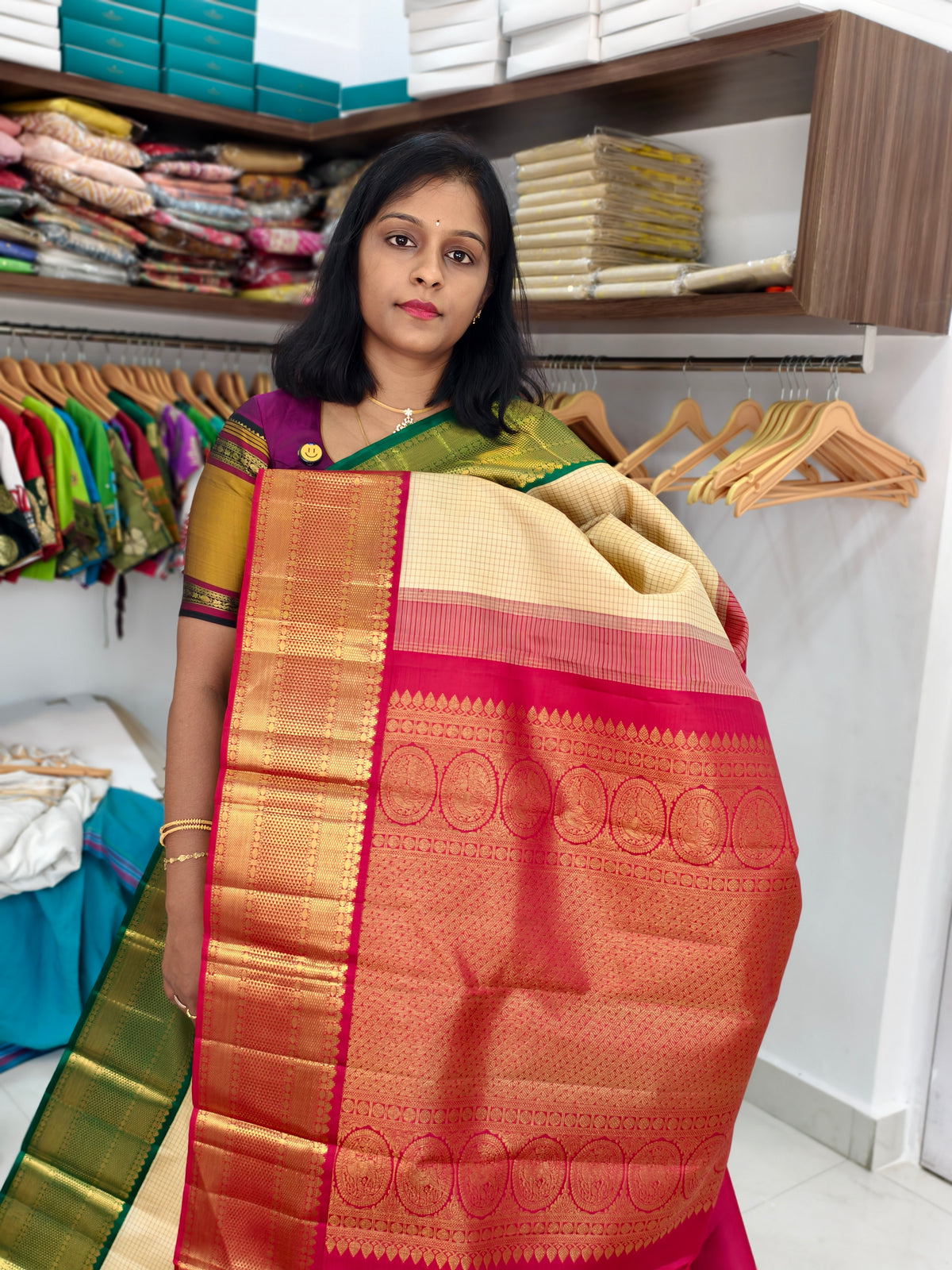 Pure Kanchi Silk Saree PC17831