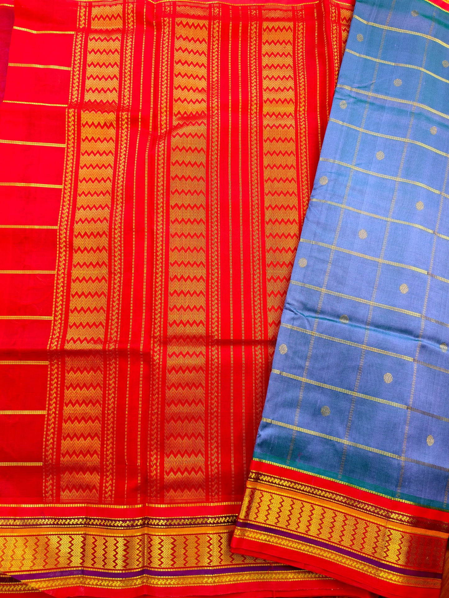 Kanchi Handloom Silk Cotton Saree-PC16510