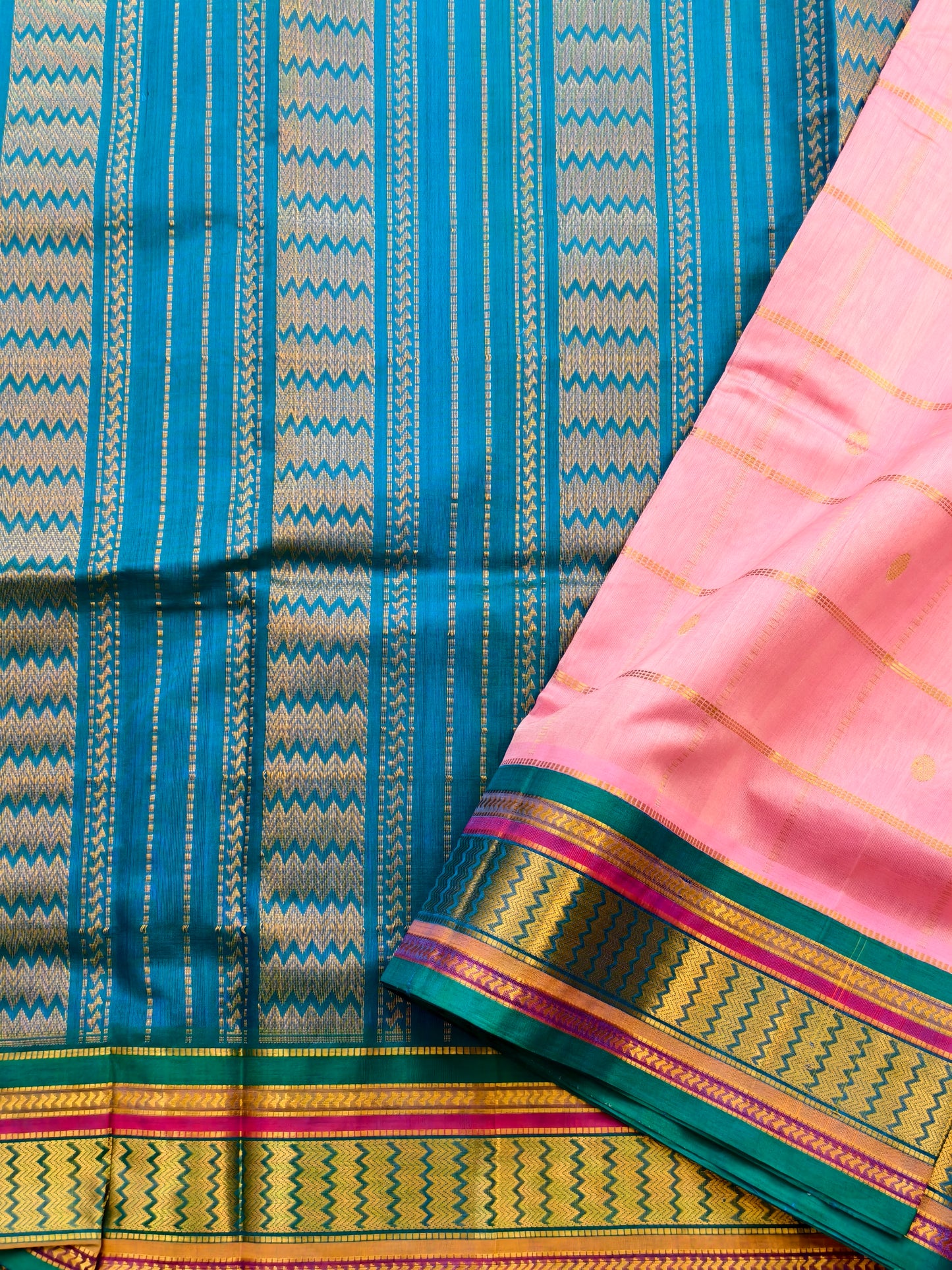 Kanchi Handloom Silk Cotton Saree-PC16509