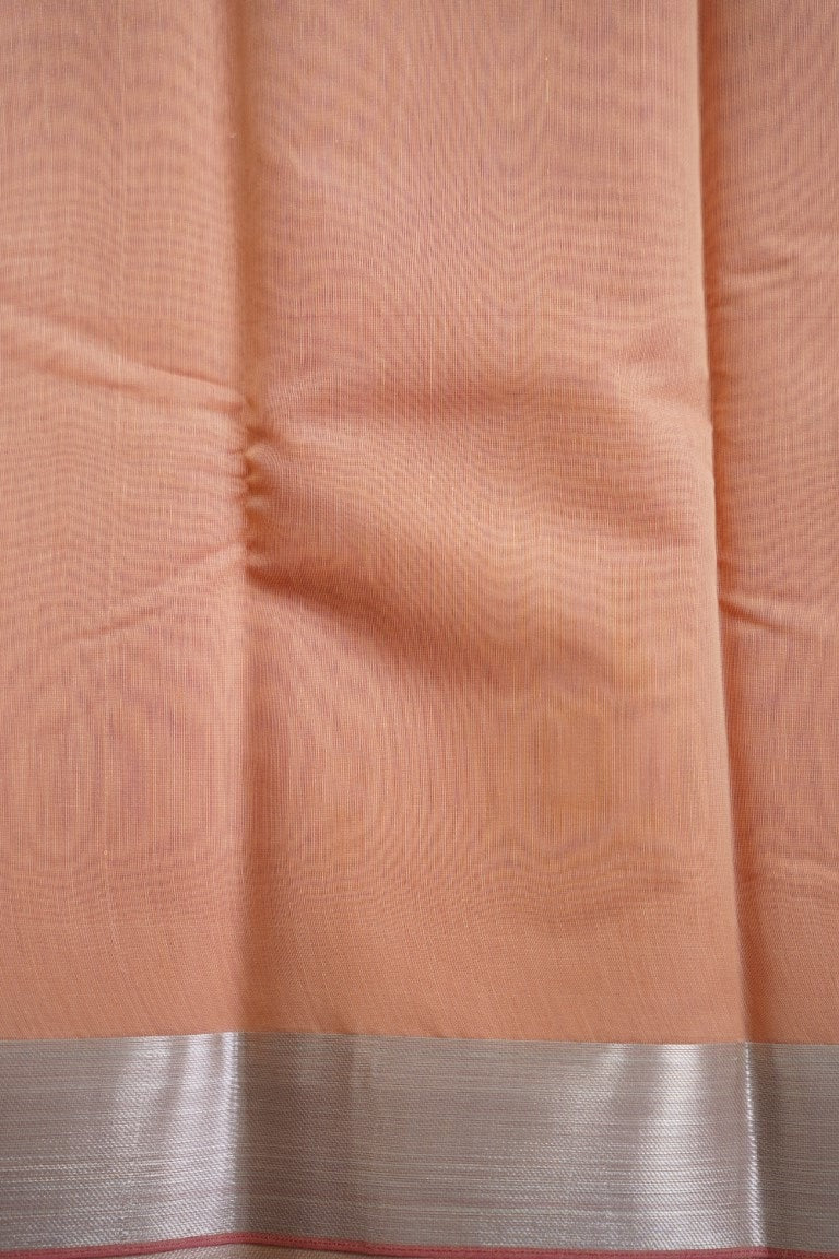 Peach Kanchi Semi Silk Cotton Saree PC1540