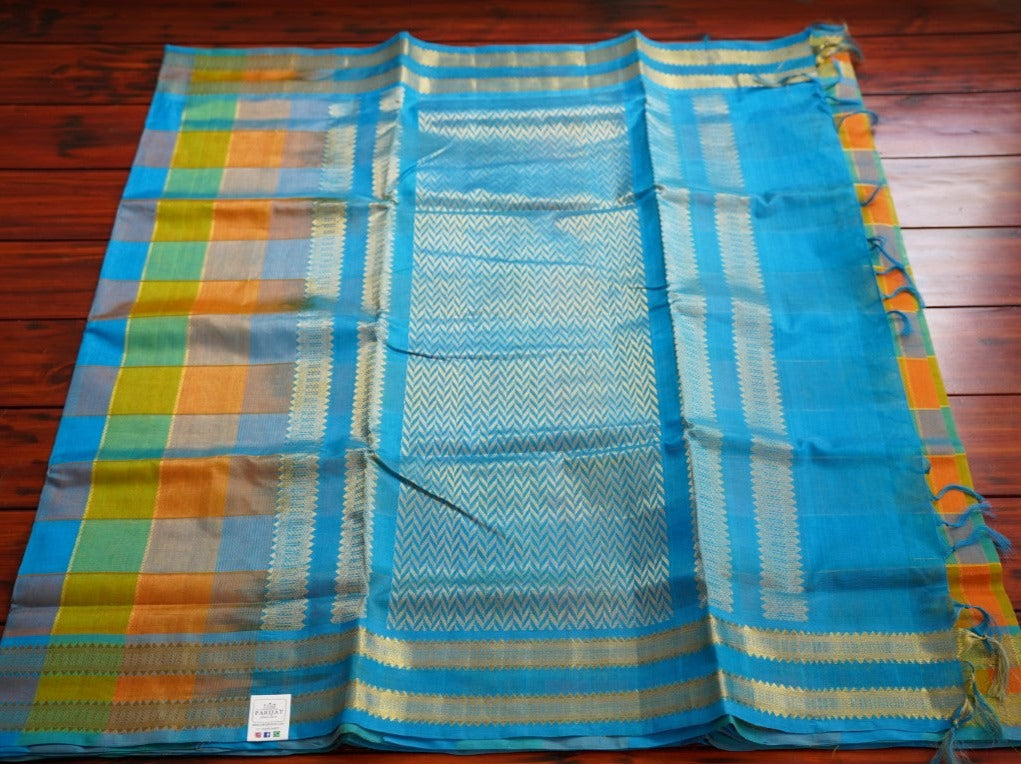 9 yards Kanchi Handloom Silk Cotton Saree PC7471