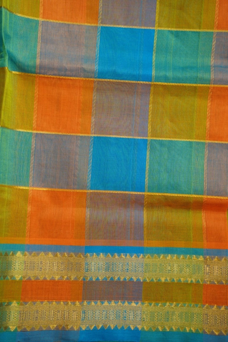 10 yards Kanchi Handloom Silk Cotton Saree PC7471