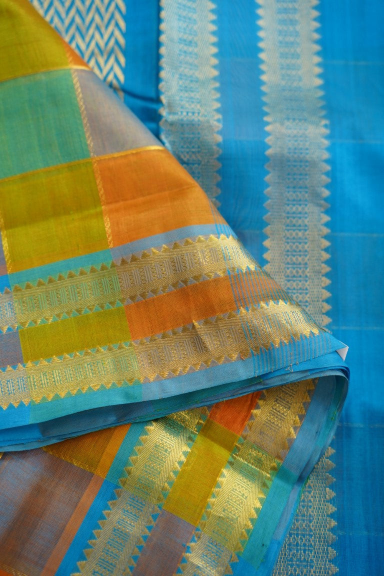 9 yards Kanchi Handloom Silk Cotton Saree PC7471