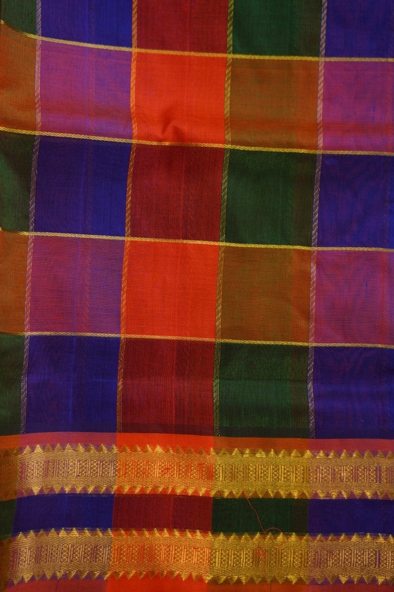 9 yards Kanchi Handloom Silk Cotton Saree PC7473