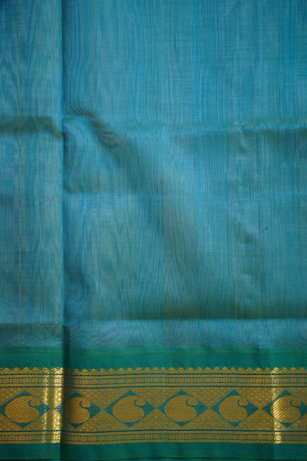 Kanchi Handloom Silk Cotton Saree With Zari Border  PC9723