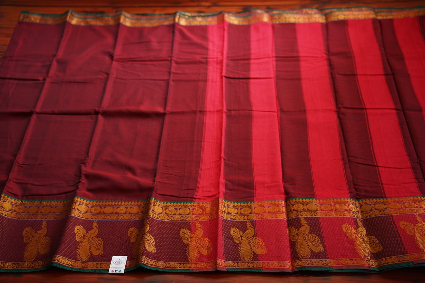 Narayanapet handloom Cotton Saree with Jari border PC9702