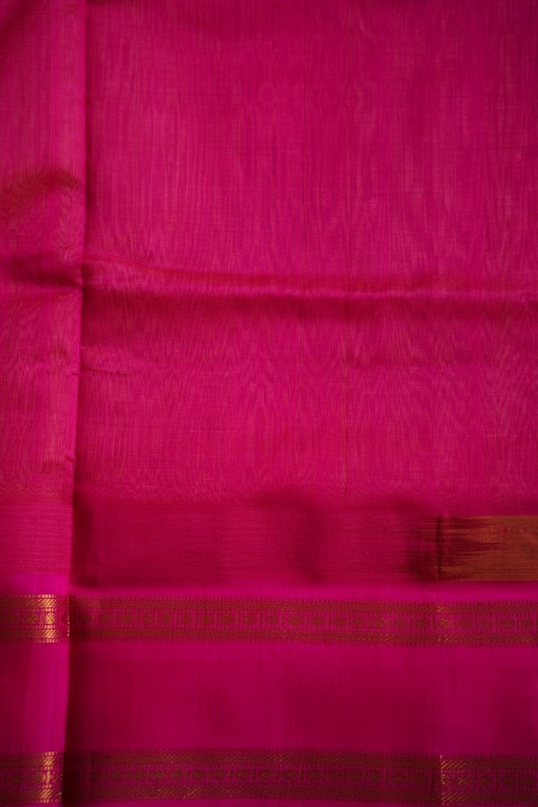 Kanchi  Silk Cotton Saree  With Zari Border  PC9015