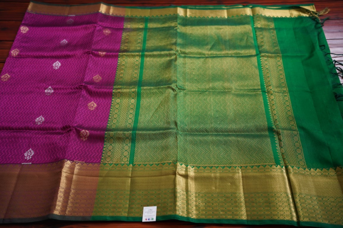 Kanchi Handloom Silk Cotton Saree PC7535