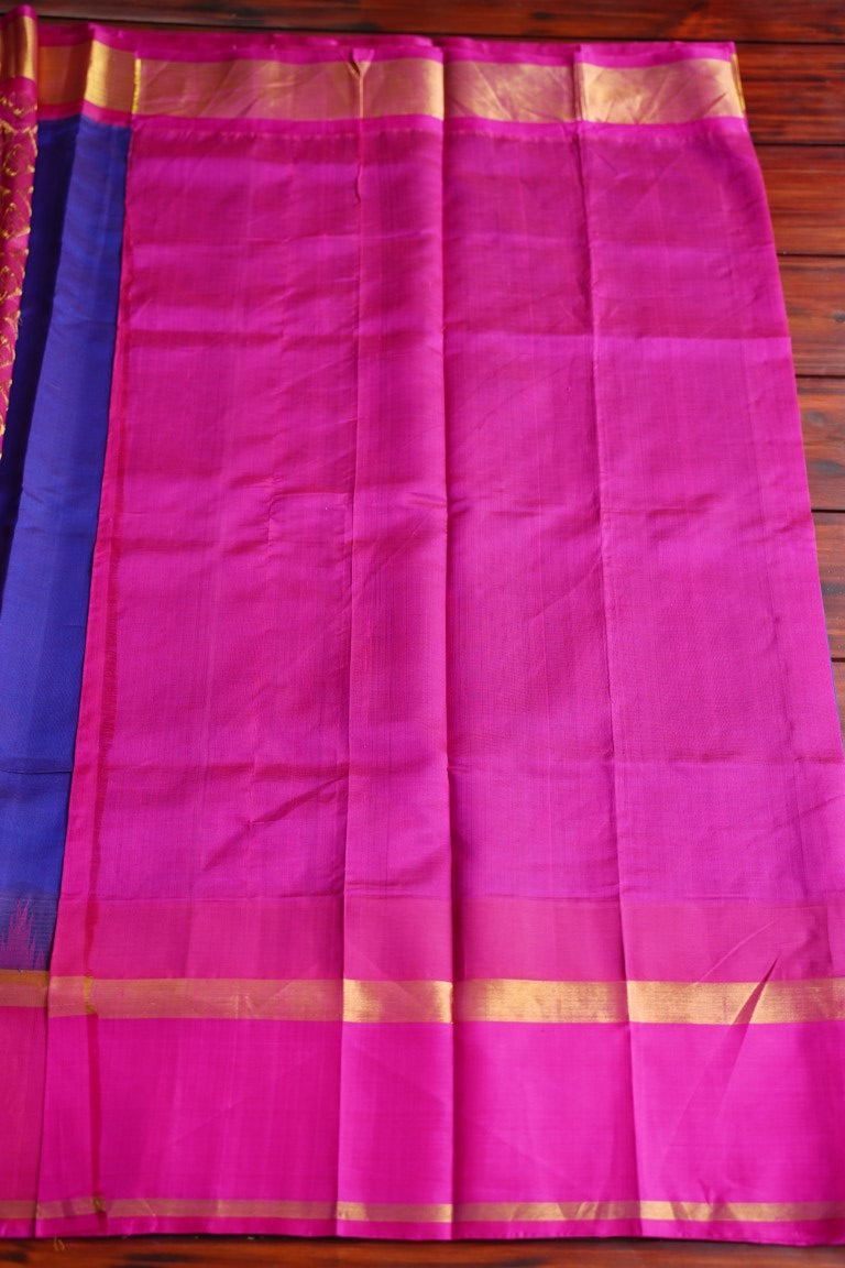 Kanchi Handloom Silk Cotton Saree PC4794 freeshipping - Parijat Collections
