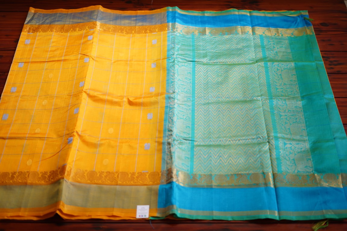 Kanchi Handloom Silk Cotton Saree PC9212