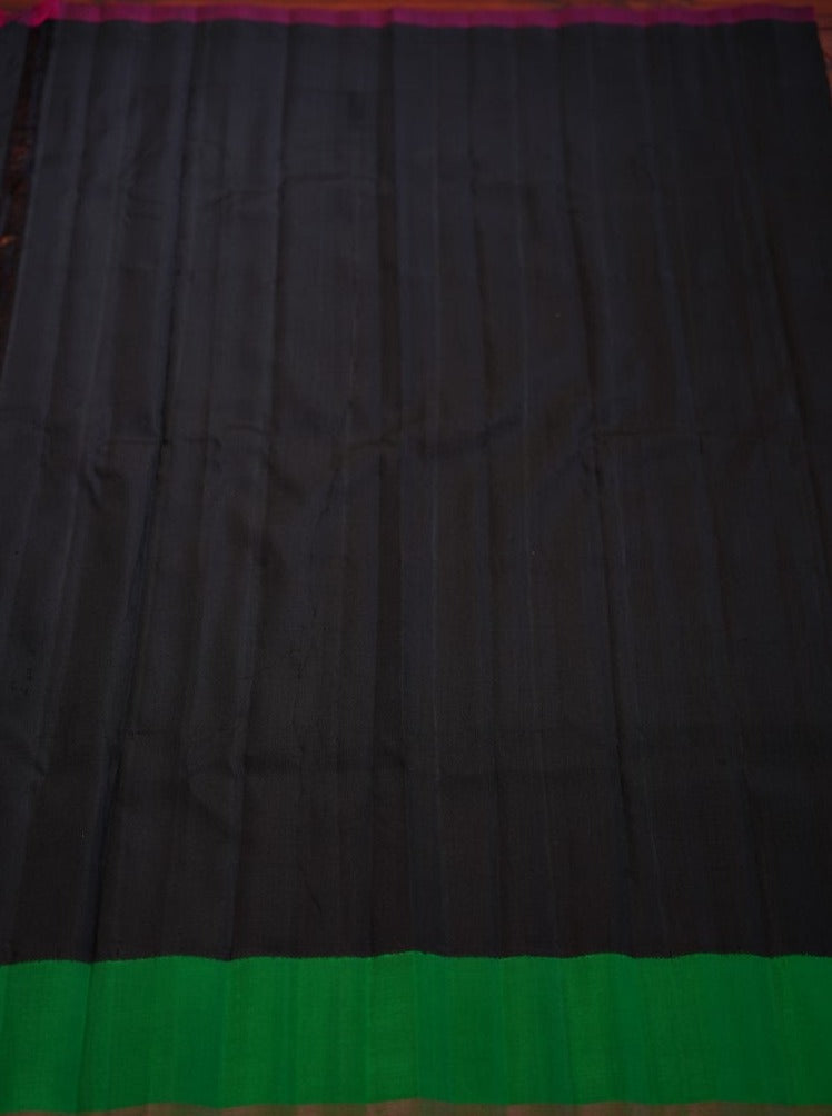 Gadwal Silk Saree Ganga Jamuna Border  PC6247 freeshipping - Parijat Collections