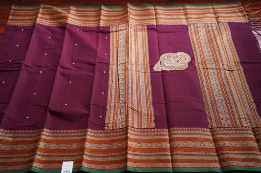 Kanchi handloom Cotton saree PC11318