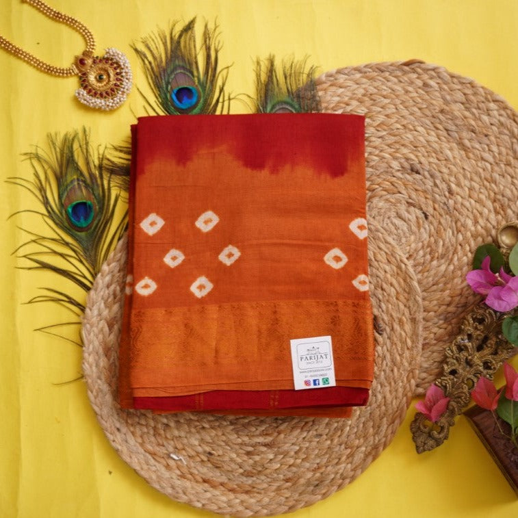Sungadi handloom Cotton Saree With Jari Border PC9337