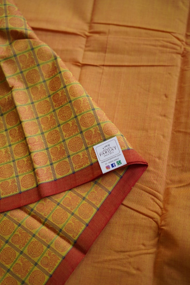 1000 Butta Kanchi handloom Cotton saree PC6279 freeshipping - Parijat Collections