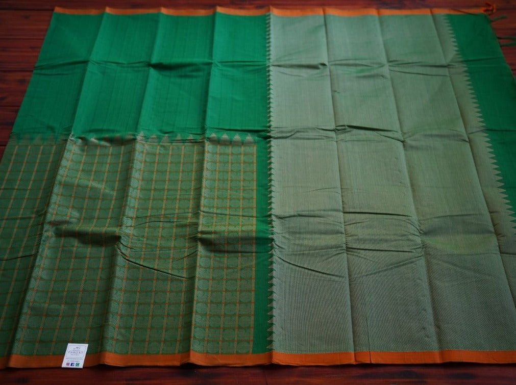 1000 Butta Kanchi handloom Cotton saree PC6284 freeshipping - Parijat Collections