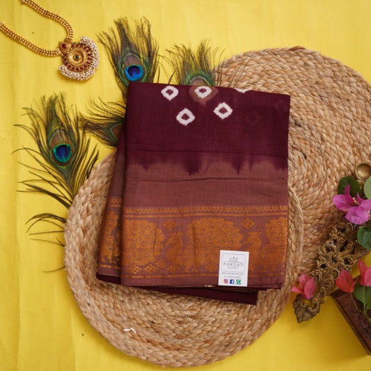 Sungadi handloom Cotton Saree With Jari Border PC9277