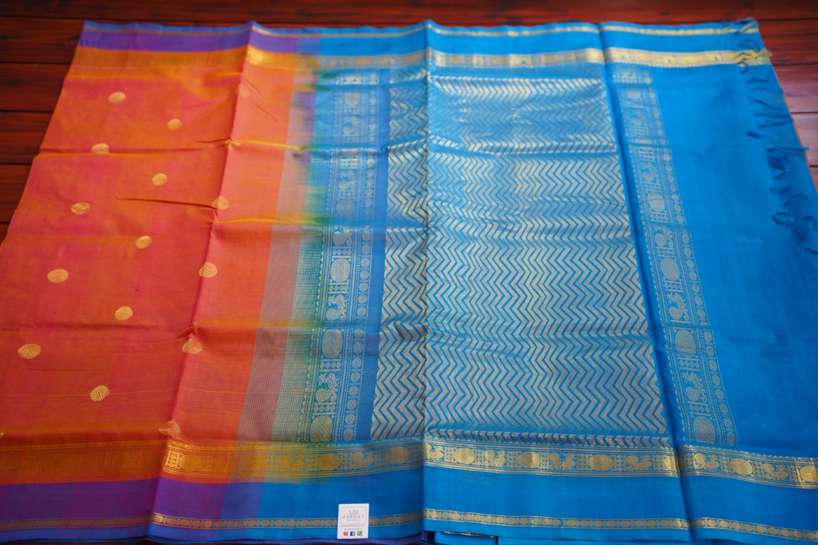 Kanchi Handloom Silk Cotton Saree PC7956