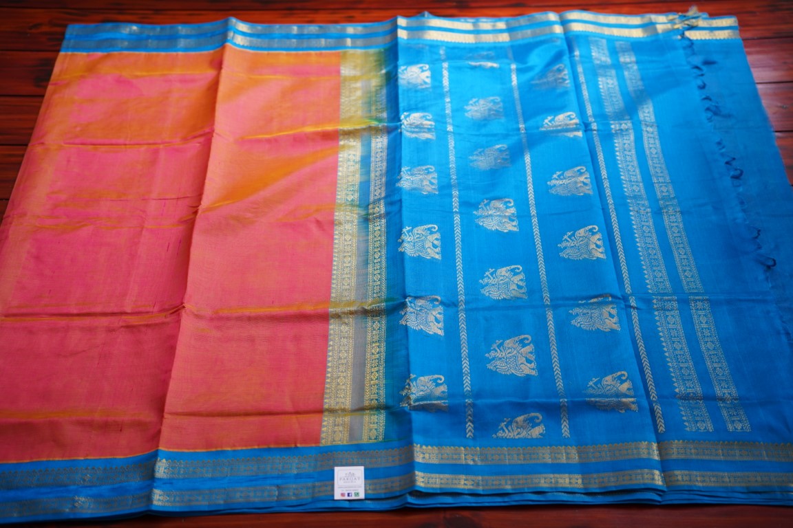 Kanchi Handloom Silk Cotton Saree PC8000