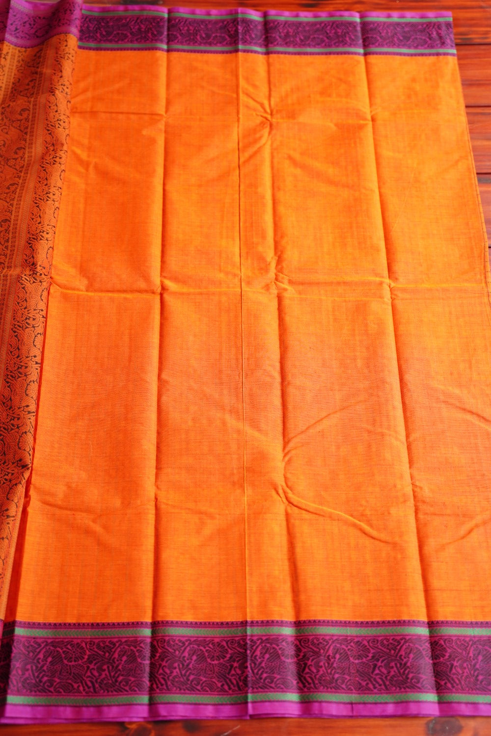 Lakshadeepam Kanchi handloom Cotton saree  PC4666 freeshipping - Parijat Collections