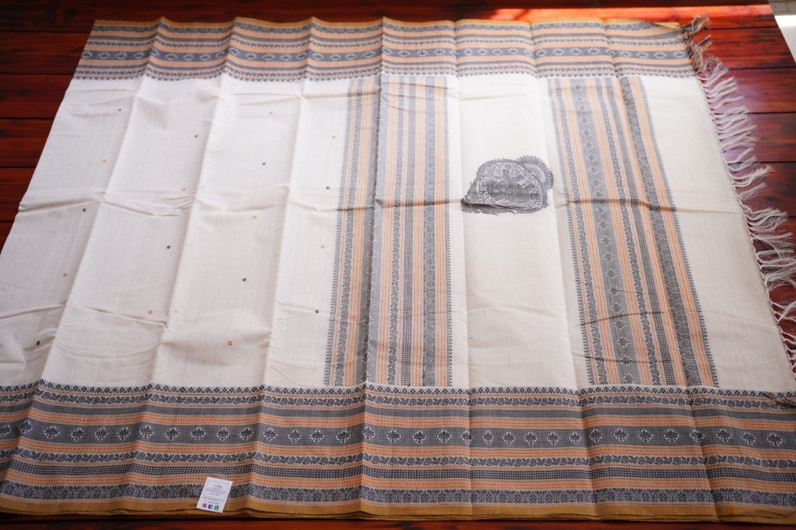 Kanchi handloom Cotton saree PC7910