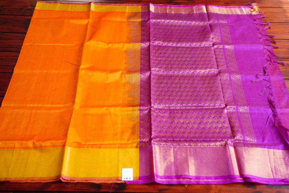 Kanchi Handloom Silk Cotton Saree PC4753 freeshipping - Parijat Collections