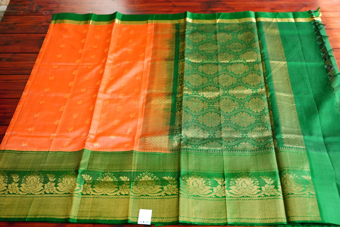 Kanchi Handloom Silk Cotton Saree PC4772 freeshipping - Parijat Collections