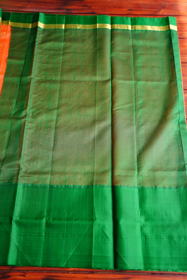Kanchi Handloom Silk Cotton Saree PC4772 freeshipping - Parijat Collections